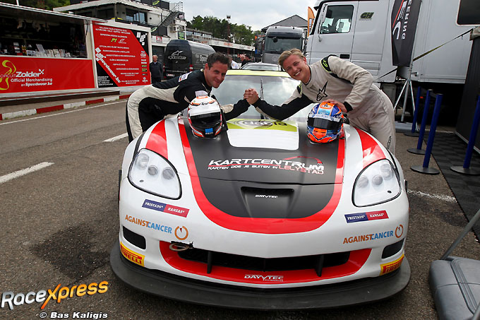 Milan Dontje en Ferdinand Kool RX 680  Corvette SuperCar Challenge